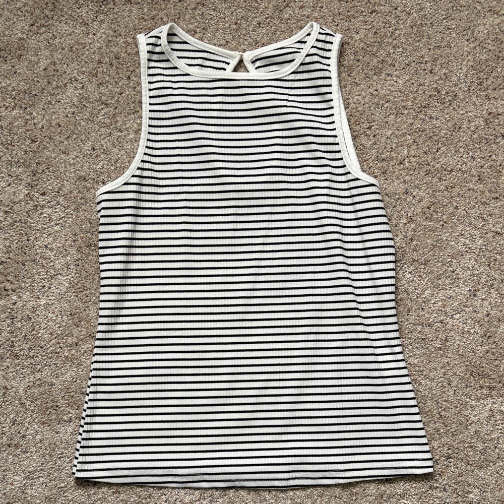 Striped Sleeveless Top